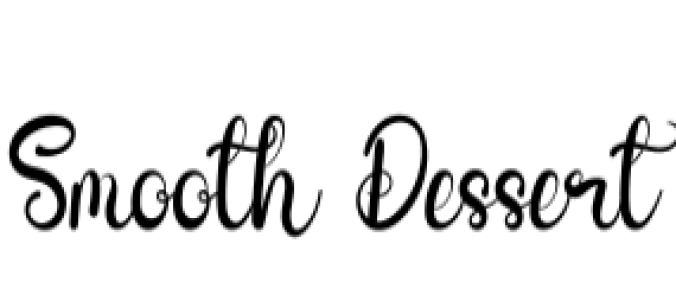 Smooth Dessert Font Preview