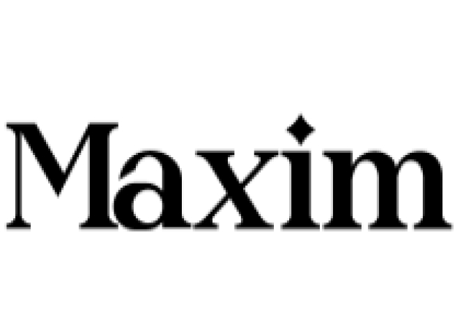 Maxim Font Preview