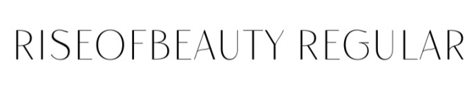 Rise of Beauty Duo Font Preview