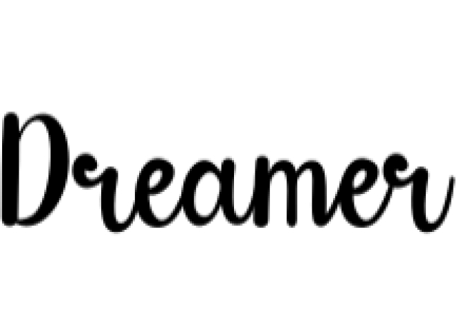 Dreamer Font Preview