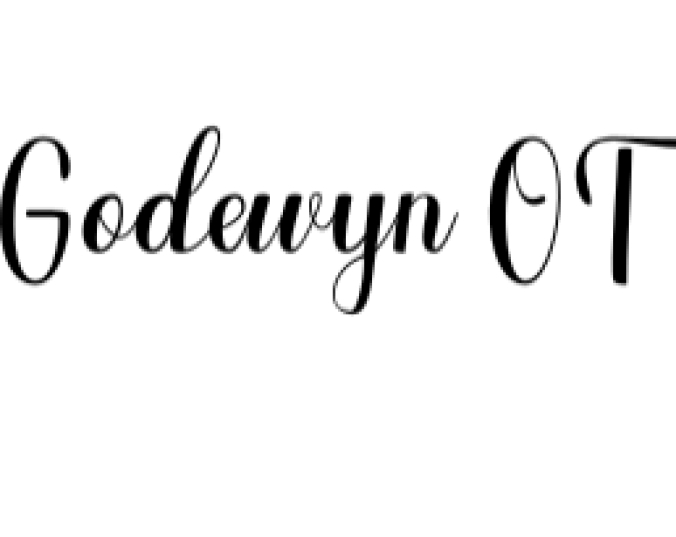 Godewyn Script Font Preview