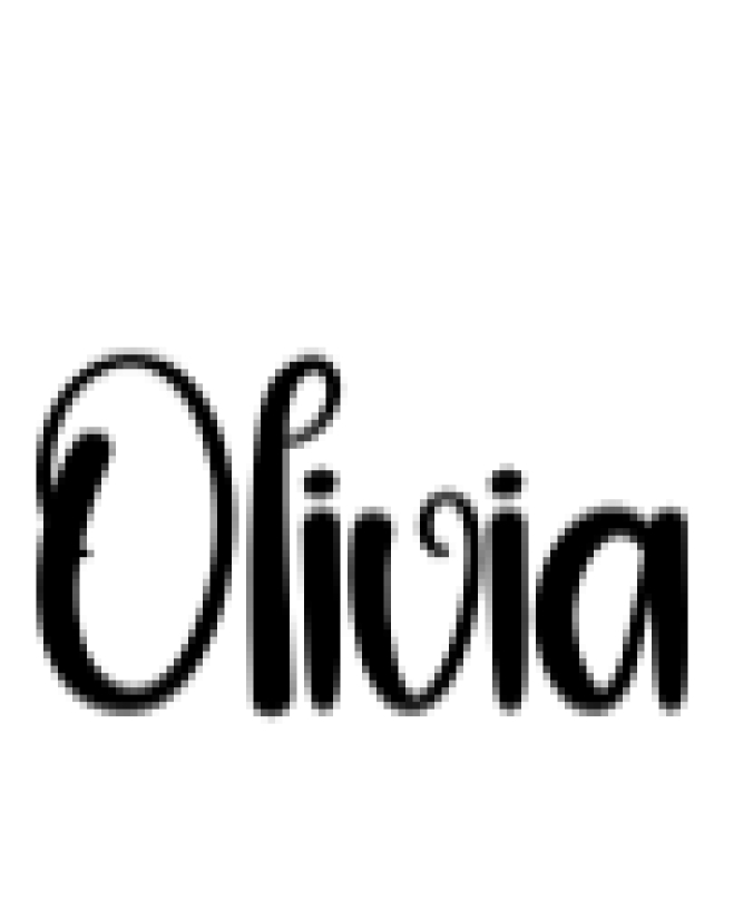 Olivia Font Preview