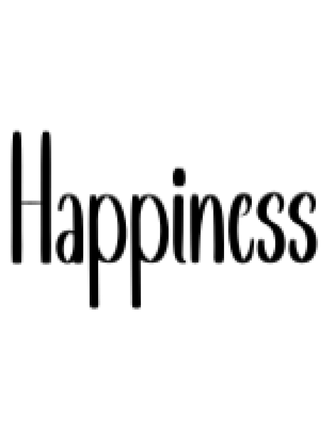 Happiness Font Preview