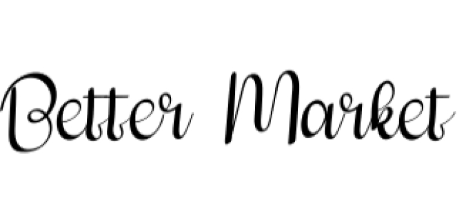 Better Market Font Preview