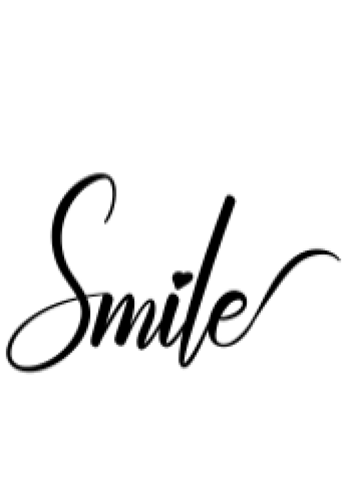 Smile Font Preview