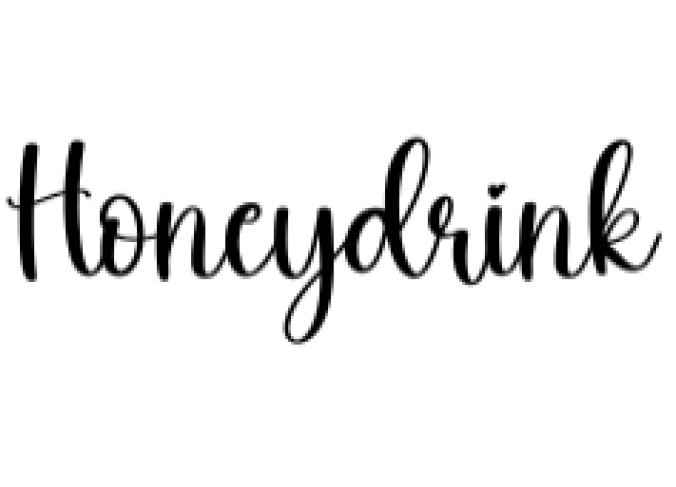 Honeydrink Font Preview