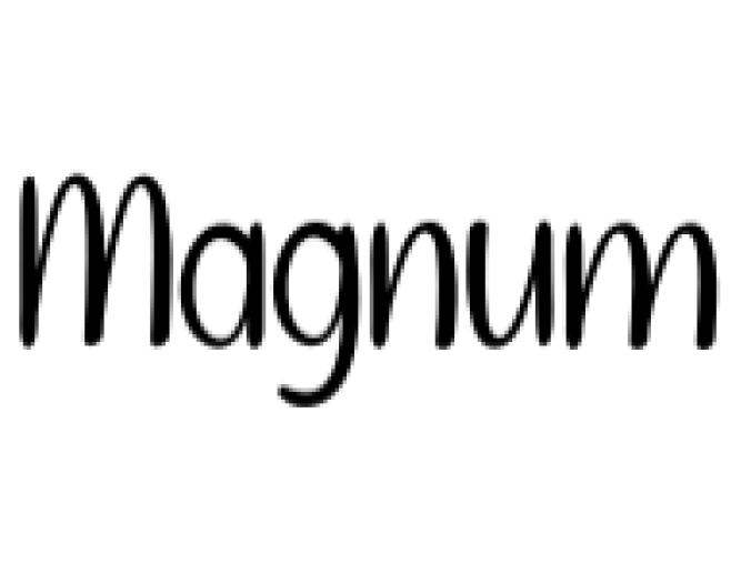 Magnum Font Preview