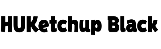 Hu Ketchup Font Preview