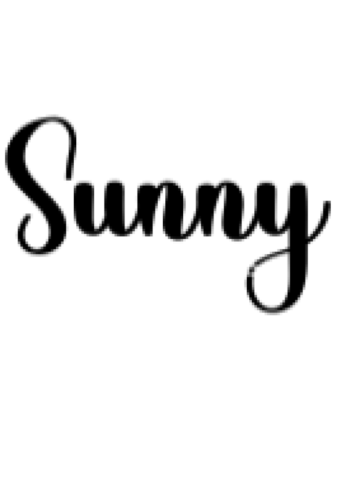 Sunny Font Preview