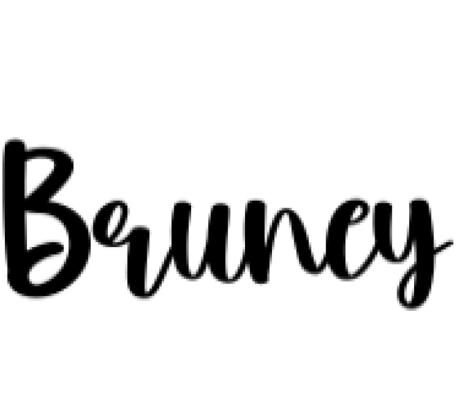 Bruney Font Preview