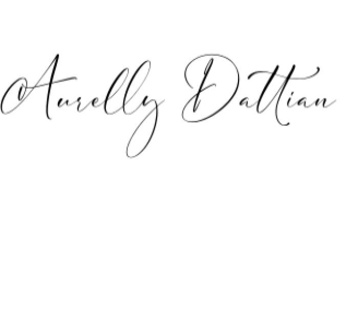 Aurelly Dattian Font Preview