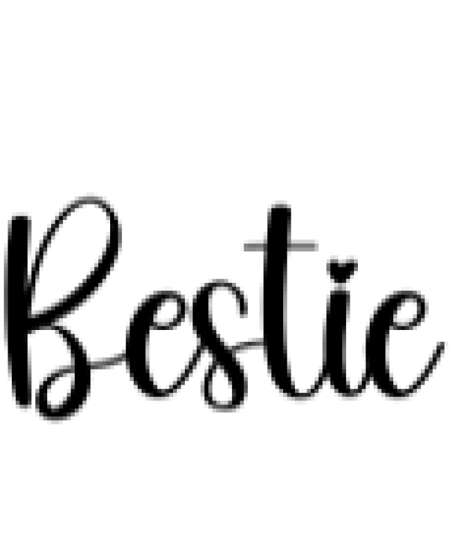 Bestie Font Preview