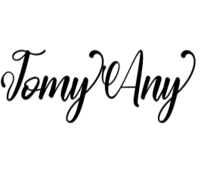 Tomy  Any Font Preview