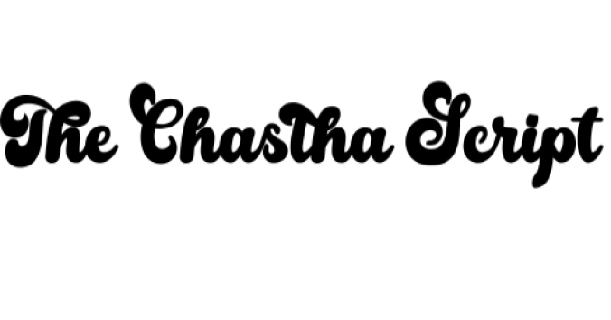 The Chastha Font Preview