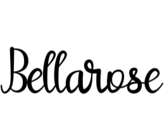 Bellarose Font Preview