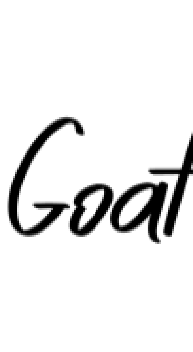 Goat Font Preview