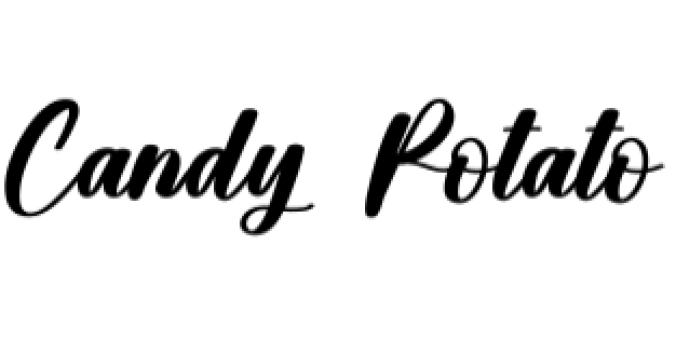 Candy Potato Font Preview