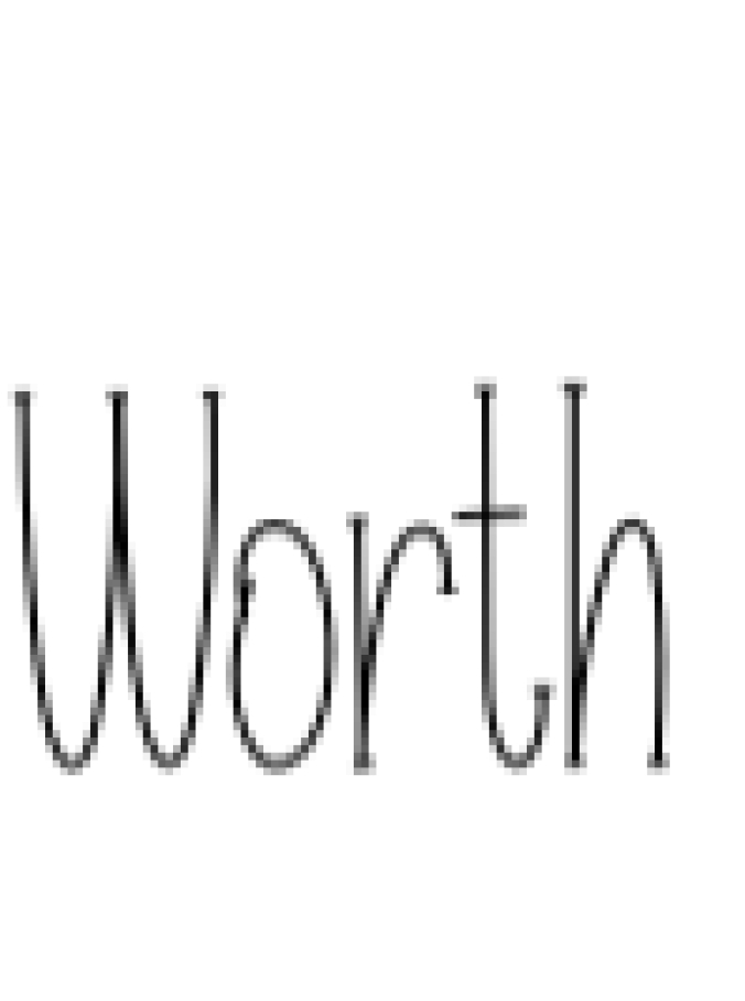 Worth Font Preview