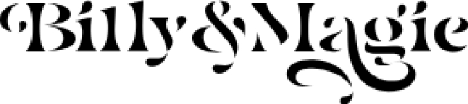 Billy Magie Font Preview