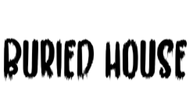 Buried House Font Preview