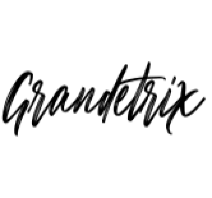 Grandetrix Font Preview