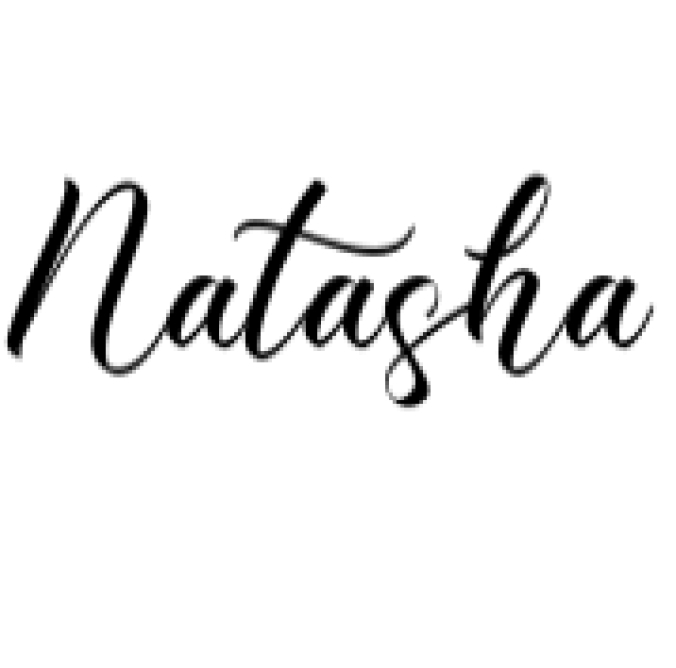 Natasha Font Preview