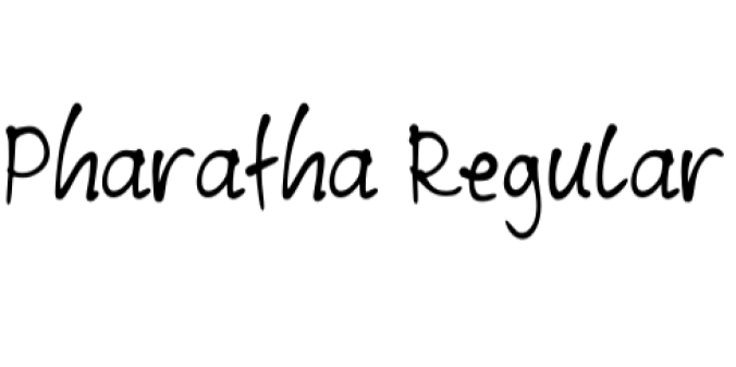 Pharatha Font Preview