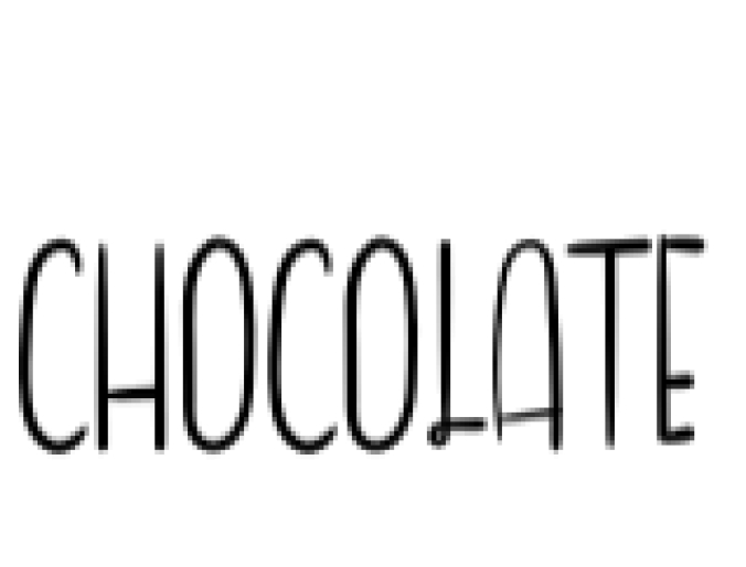 Chocolate Choice Font Preview