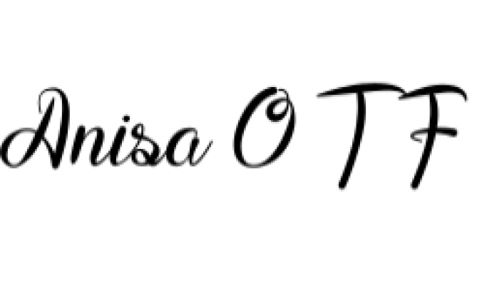 Anisa Font Preview