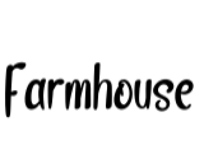 Farmhouse Font Preview