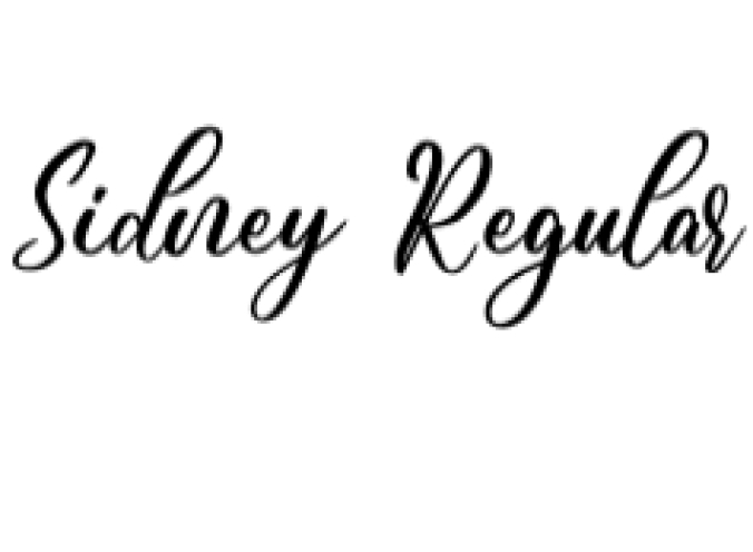 Sidney Font Preview