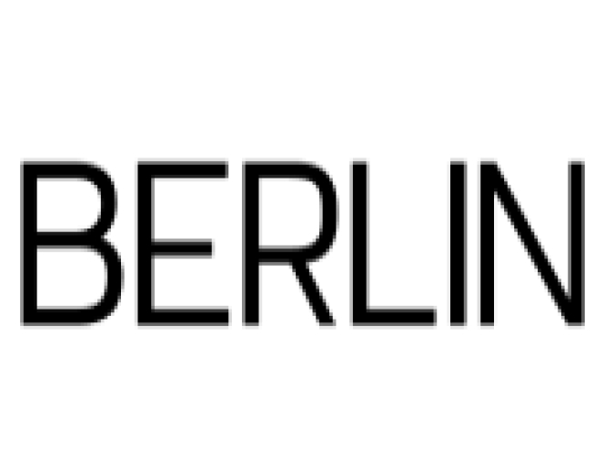 Berlin Font Preview
