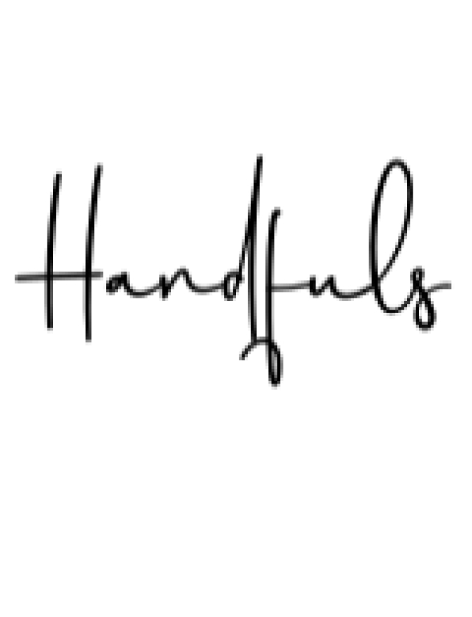 Handfuls Font Preview