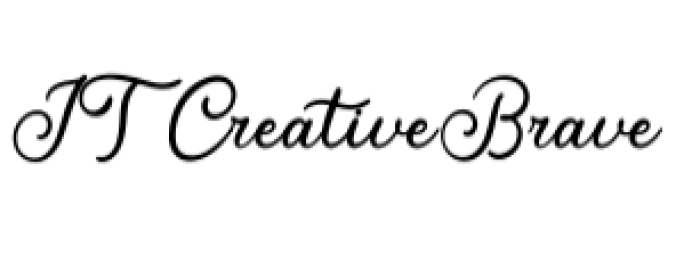 Creative Brave Font Preview