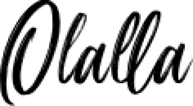 Olalla Font Preview