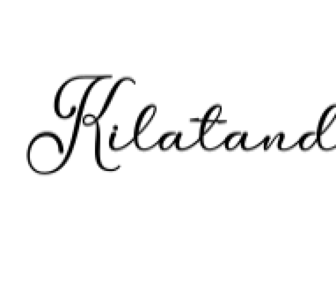 Kilatand Font Preview