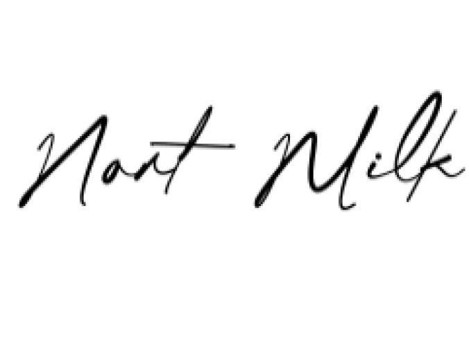 Nort Milk Font Preview