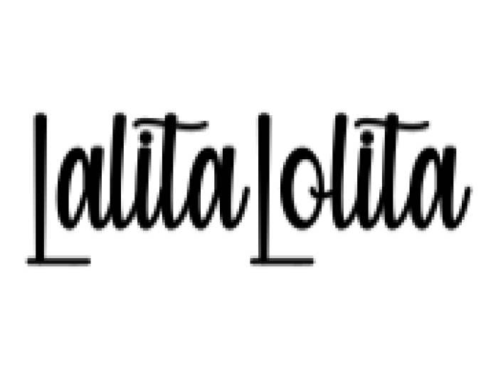 Lalita Lolita Font Preview