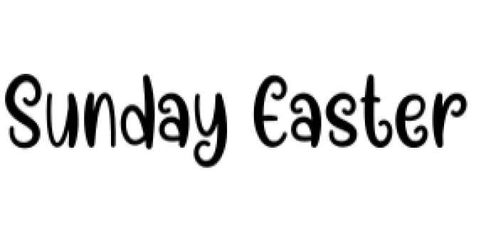 Sunday Easter Font Preview