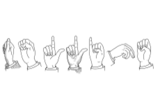 ASL Line Font Preview