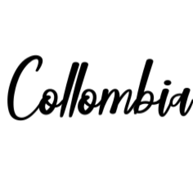 Collombia Font Preview