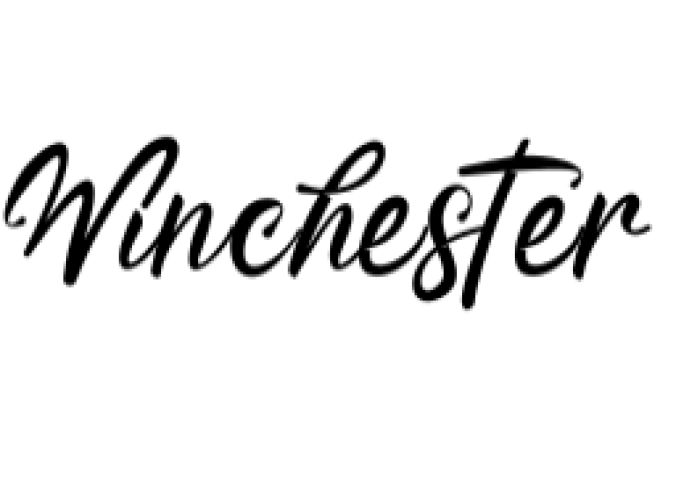 Winchester Font Preview