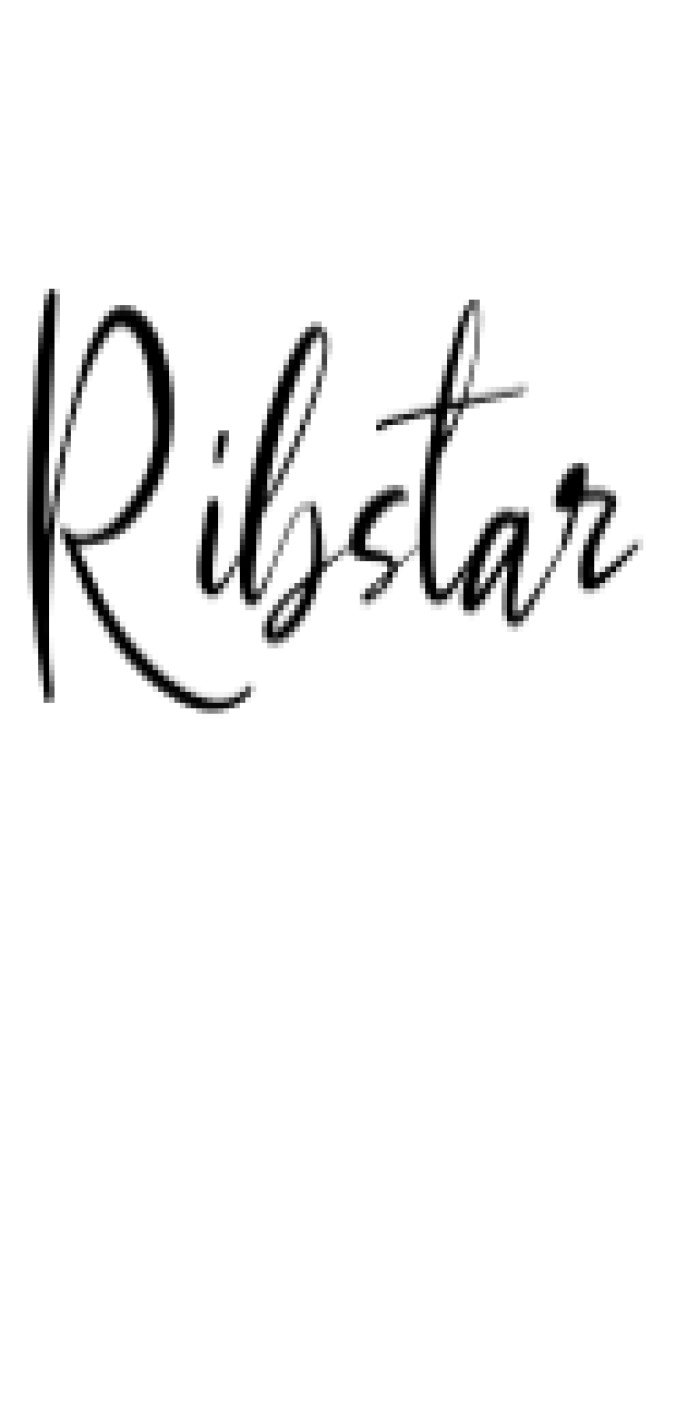 Ribstar Font Preview