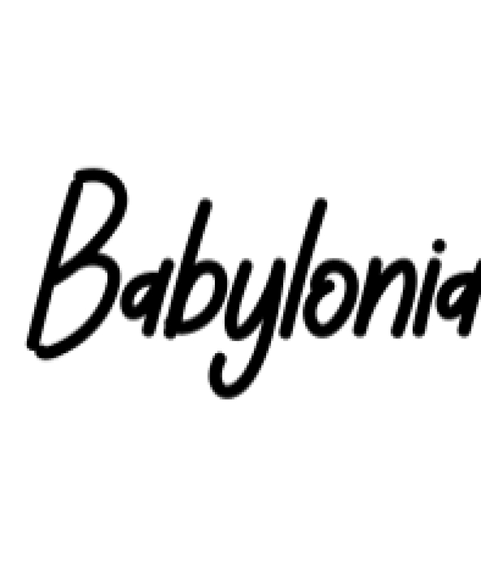 Babylonia Font Preview