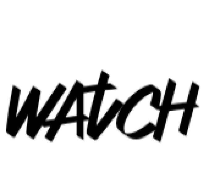 Watch Font Preview