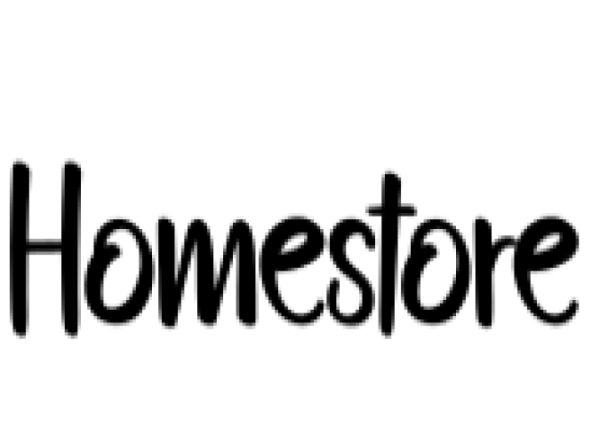 Homestore Font Preview