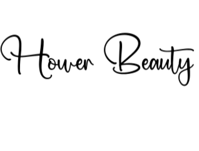 Hower Beauty Font Preview
