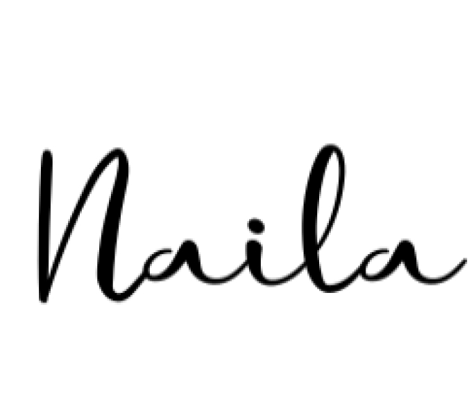 Naila Font Preview