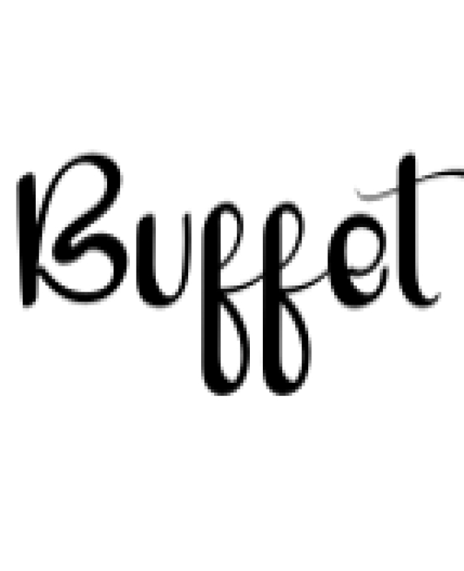 Buffet Font Preview