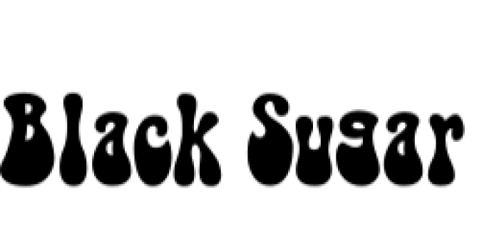 Black Sugar Font Preview